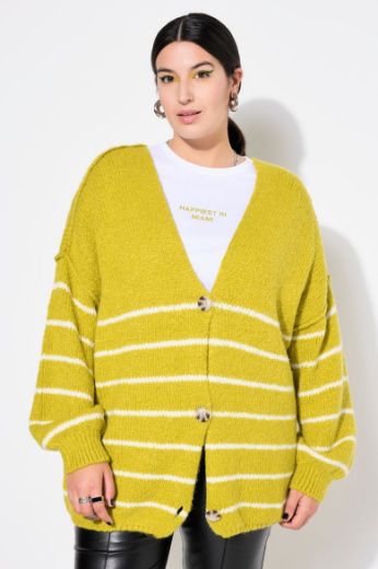 Moda za polnejše Karduga V ovratnika na pruge plus velikost, xxl, Ulla Popken in Johann Popken (JP1880)