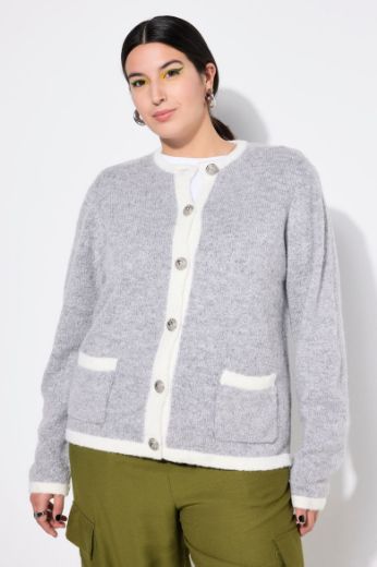 Moda za polnejše Kardigan plus velikost, xxl, Ulla Popken in Johann Popken (JP1880)