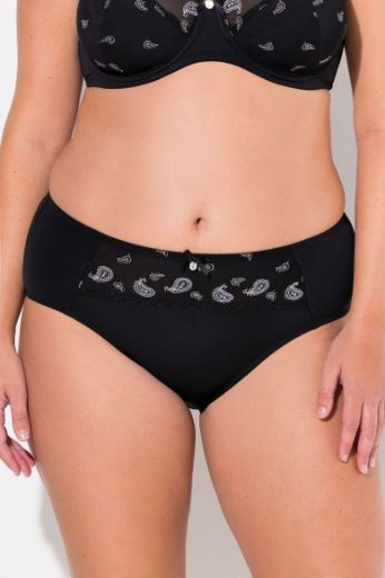Moda za polnejše Gaćice midi s ukrasnim vezom plus velikost, xxl, Ulla Popken in Johann Popken (JP1880)