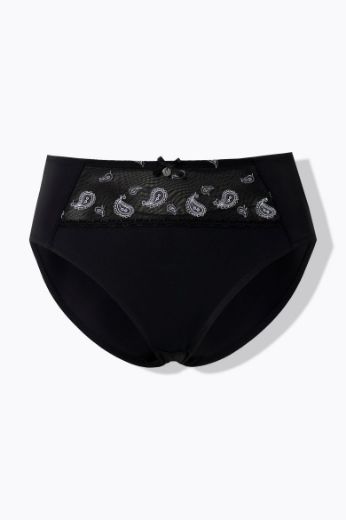 Moda za polnejše Gaćice midi s ukrasnim vezom plus velikost, xxl, Ulla Popken in Johann Popken (JP1880)