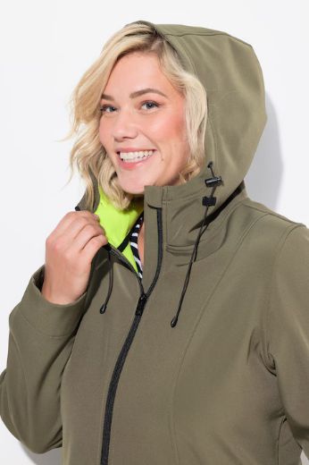 Moda za polnejše Jakna s kapuljačom vodootporna plus velikost, xxl, Ulla Popken in Johann Popken (JP1880)