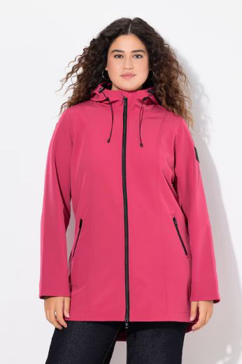 Moda za polnejše Jakna s kapuljačom vodootporna plus velikost, xxl, Ulla Popken in Johann Popken (JP1880)