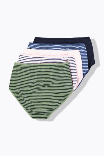 Moda za polnejše Gaćice maxi 5 komada plus velikost, xxl, Ulla Popken in Johann Popken (JP1880)