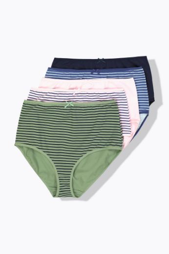 Moda za polnejše Gaćice maxi 5 komada plus velikost, xxl, Ulla Popken in Johann Popken (JP1880)