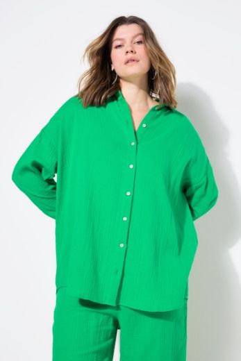 Moda za polnejše Bluza na kopčanje plus velikost, xxl, Ulla Popken in Johann Popken (JP1880)