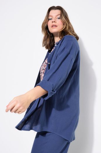 Moda za polnejše Bluza na kopčanje plus velikost, xxl, Ulla Popken in Johann Popken (JP1880)