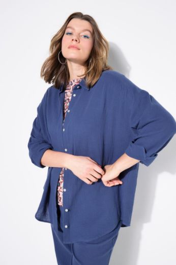 Moda za polnejše Bluza na kopčanje plus velikost, xxl, Ulla Popken in Johann Popken (JP1880)