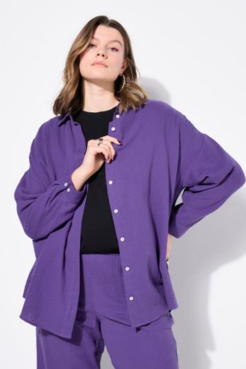 Moda za polnejše Bluza na kopčanje plus velikost, xxl, Ulla Popken in Johann Popken (JP1880)