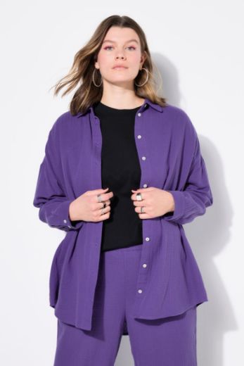 Moda za polnejše Bluza na kopčanje plus velikost, xxl, Ulla Popken in Johann Popken (JP1880)