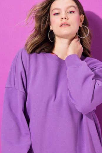 Moda za polnejše Majica dugih rukava duži model plus velikost, xxl, Ulla Popken in Johann Popken (JP1880)