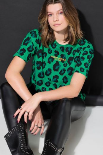 Moda za polnejše Košulja dugih rukava s leopard uzorkom plus velikost, xxl, Ulla Popken in Johann Popken (JP1880)