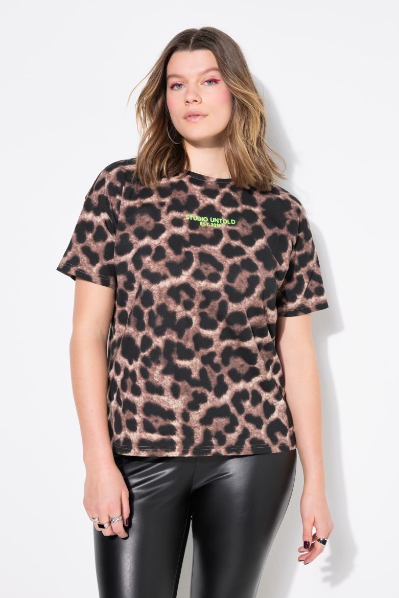 Moda za polnejše Košulja dugih rukava s leopard uzorkom plus velikost, xxl, Ulla Popken in Johann Popken (JP1880)