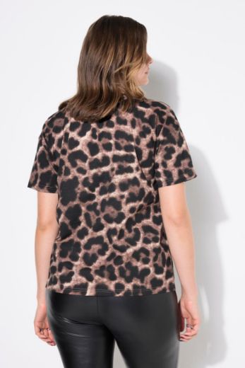 Moda za polnejše Košulja dugih rukava s leopard uzorkom plus velikost, xxl, Ulla Popken in Johann Popken (JP1880)