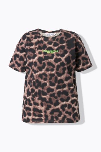 Moda za polnejše Košulja dugih rukava s leopard uzorkom plus velikost, xxl, Ulla Popken in Johann Popken (JP1880)