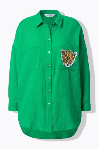 Moda za polnejše Bluza od muslina s leopard uzorkom plus velikost, xxl, Ulla Popken in Johann Popken (JP1880)