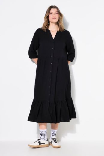 Moda za polnejše Haljina od muslina plus velikost, xxl, Ulla Popken in Johann Popken (JP1880)