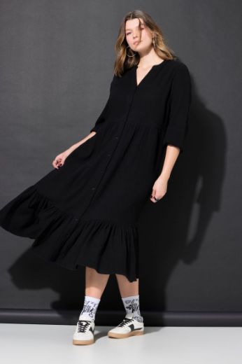 Moda za polnejše Haljina od muslina plus velikost, xxl, Ulla Popken in Johann Popken (JP1880)