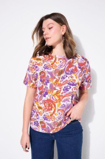 Moda za polnejše Majica kratkih rukava plus velikost, xxl, Ulla Popken in Johann Popken (JP1880)