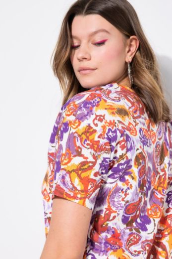 Moda za polnejše Majica kratkih rukava plus velikost, xxl, Ulla Popken in Johann Popken (JP1880)