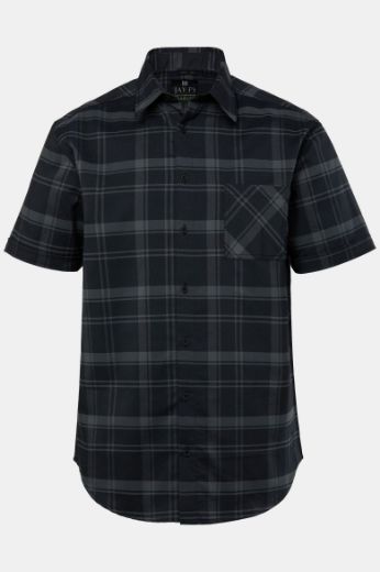 Moda za polnejše Košulja kratkih rukava karirana plus velikost, xxl, Ulla Popken in Johann Popken (JP1880)