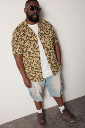 Moda za polnejše Košulja kratkih rukava s leopard uzorkom plus velikost, xxl, Ulla Popken in Johann Popken (JP1880)