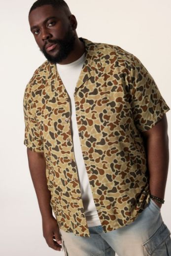 Moda za polnejše Košulja kratkih rukava s leopard uzorkom plus velikost, xxl, Ulla Popken in Johann Popken (JP1880)