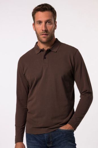 Moda za polnejše Majica Polo dugi rukavi plus velikost, xxl, Ulla Popken in Johann Popken (JP1880)