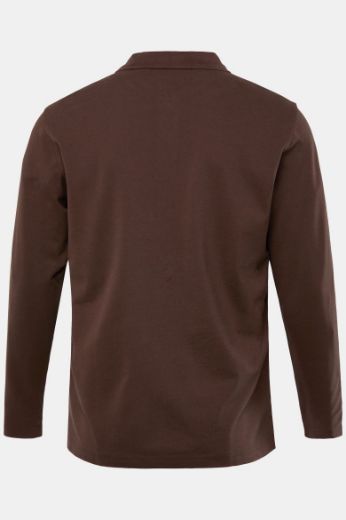 Moda za polnejše Majica Polo dugi rukavi plus velikost, xxl, Ulla Popken in Johann Popken (JP1880)