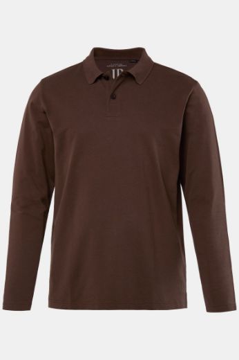 Moda za polnejše Majica Polo dugi rukavi plus velikost, xxl, Ulla Popken in Johann Popken (JP1880)