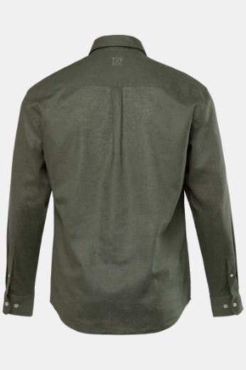 Moda za polnejše Košulja lanena dugih rukava plus velikost, xxl, Ulla Popken in Johann Popken (JP1880)