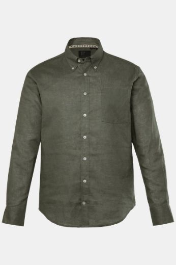Moda za polnejše Košulja lanena dugih rukava plus velikost, xxl, Ulla Popken in Johann Popken (JP1880)