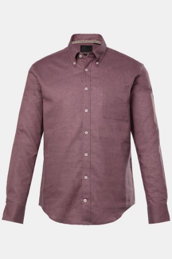 Moda za polnejše Košulja lanena dugih rukava plus velikost, xxl, Ulla Popken in Johann Popken (JP1880)