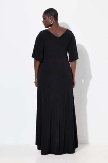 Moda za polnejše Haljina maxi V ovratnika plus velikost, xxl, Ulla Popken in Johann Popken (JP1880)