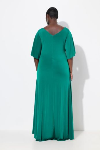 Moda za polnejše Haljina maxi V ovratnika plus velikost, xxl, Ulla Popken in Johann Popken (JP1880)