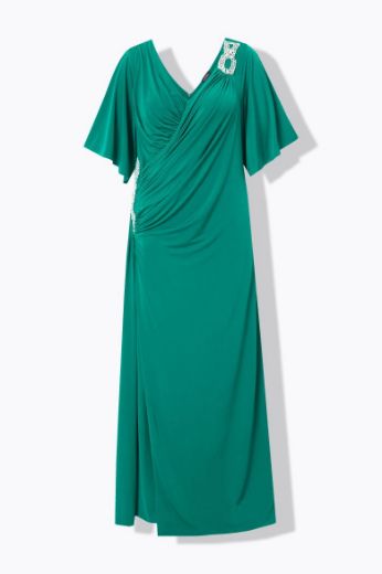 Moda za polnejše Haljina maxi V ovratnika plus velikost, xxl, Ulla Popken in Johann Popken (JP1880)