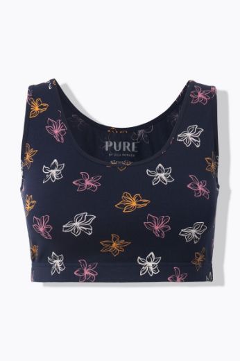 Moda za polnejše Grudnjak širokih naramenica cvjetnog uzorka plus velikost, xxl, Ulla Popken in Johann Popken (JP1880)
