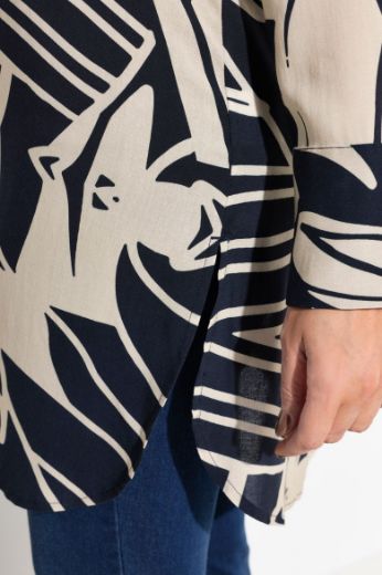 Moda za polnejše Bluza dugih rukava A kroja plus velikost, xxl, Ulla Popken in Johann Popken (JP1880)