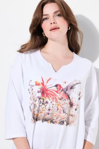Moda za polnejše Majica 3/4 rukava A kroja plus velikost, xxl, Ulla Popken in Johann Popken (JP1880)