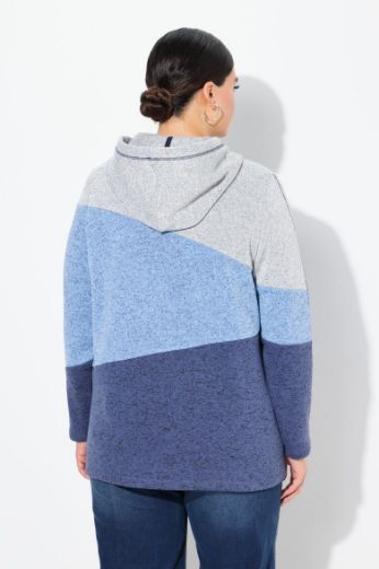 Moda za polnejše Majica dugih rukava od flisa s kapuljačom plus velikost, xxl, Ulla Popken in Johann Popken (JP1880)
