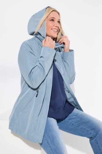 Moda za polnejše Jakna lagana funkcionalna s kapuljačom plus velikost, xxl, Ulla Popken in Johann Popken (JP1880)
