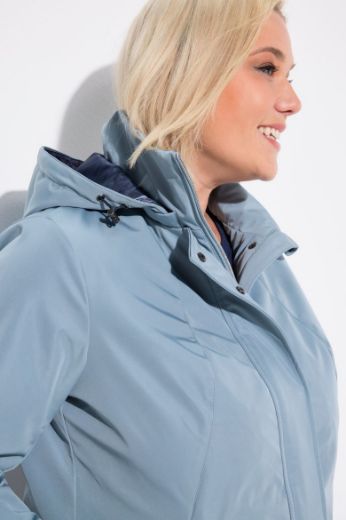 Moda za polnejše Jakna lagana funkcionalna s kapuljačom plus velikost, xxl, Ulla Popken in Johann Popken (JP1880)