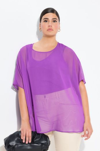 Moda za polnejše Bluza spuštenih rukava plus velikost, xxl, Ulla Popken in Johann Popken (JP1880)