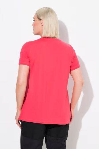 Moda za polnejše Majica funkcionalna kratkih rukava V ovratnika plus velikost, xxl, Ulla Popken in Johann Popken (JP1880)