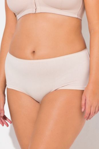 Moda za polnejše Gaćice 3 komada s dodatkom čipke plus velikost, xxl, Ulla Popken in Johann Popken (JP1880)