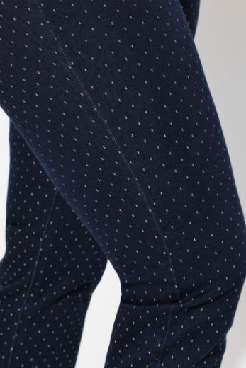 Moda za polnejše Traperice uskih nogavica točkastog uzorka plus velikost, xxl, Ulla Popken in Johann Popken (JP1880)