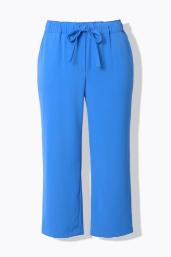 Moda za polnejše Hlače ravnog kroja nogavica s vezanjem u struku plus velikost, xxl, Ulla Popken in Johann Popken (JP1880)