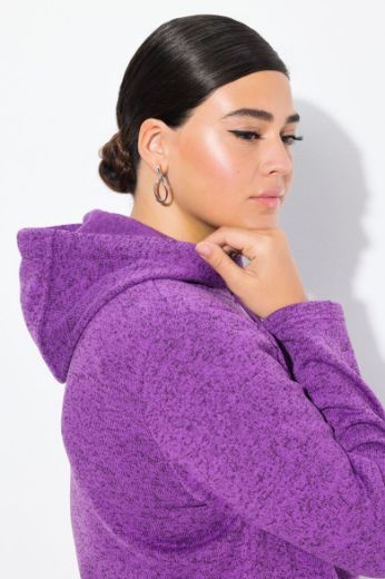 Moda za polnejše Jakna lagana s kapuljačom od flisa plus velikost, xxl, Ulla Popken in Johann Popken (JP1880)