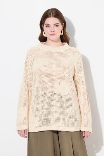 Moda za polnejše Pulover cvjetnog motiva plus velikost, xxl, Ulla Popken in Johann Popken (JP1880)