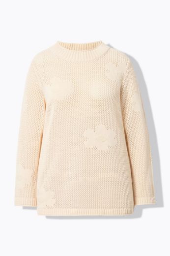 Moda za polnejše Pulover cvjetnog motiva plus velikost, xxl, Ulla Popken in Johann Popken (JP1880)