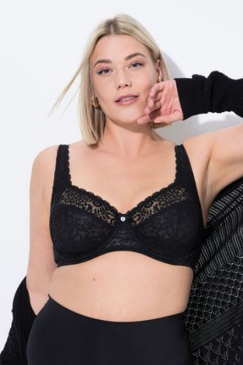 Moda za polnejše Grudnjak Stella plus velikost, xxl, Ulla Popken in Johann Popken (JP1880)
